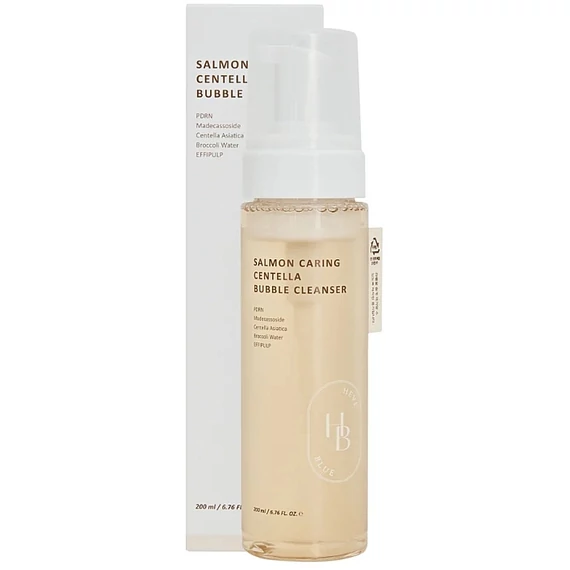 HEVEBLUE Salmon Caring Centella Bubble Cleanser