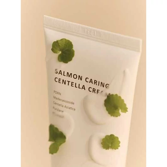 HEVEBLUE Salmon Caring Centella Cream – Krem Revitalizujący Do Twarzy 100ml