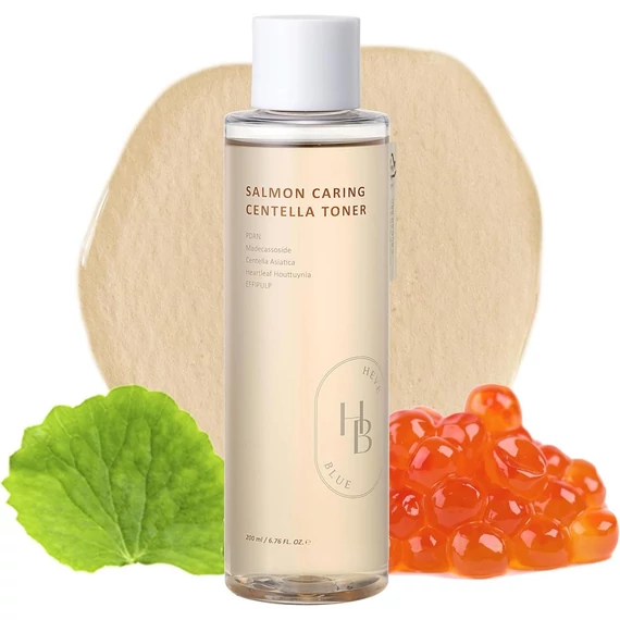 HEVEBLUE Salmon Caring Centella Toner – Tonik Revitalizujący Do Twarzy 200ml