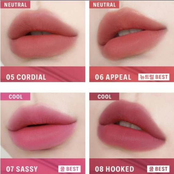 BRAYE Thin Water Blur Tint – 08 Hooked – Veganski Mat Ustni Tint Z Vodno Teksturo 3,6g