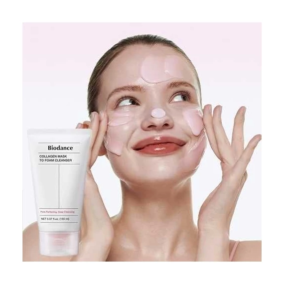 Biodance Collagen Mask to Foam Cleanser - Mască-Cremă Cu Colagen Pentru Curățare Profundă 150ml