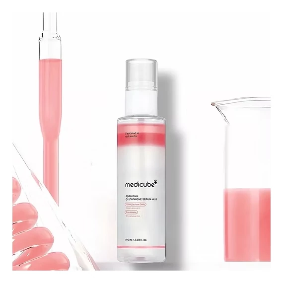 Medicube PDRN Pink Glutathione Serum Mist - Spray-Ser Cu Glutation Pentru Față 100ml
