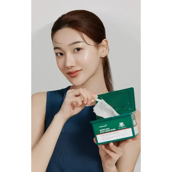 Medicube Super Cica Daily Quick Mask – Set Pomirjevalnih Mask S Centello, Aloe In Zelenim Čajem 30kos/350g