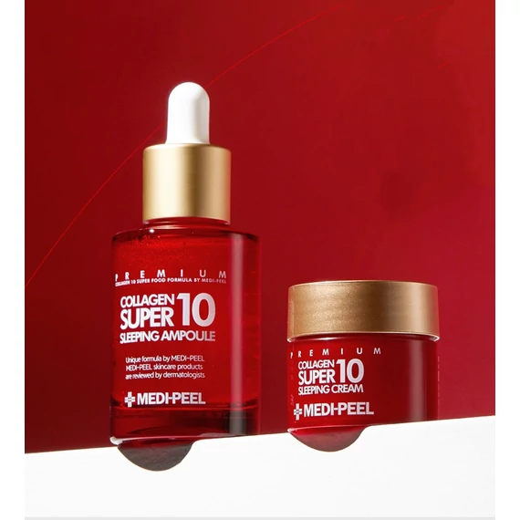Medi-Peel Collagen Super 10 Sleeping Care Set - Zestaw Do Pielęgnacji Nocnej