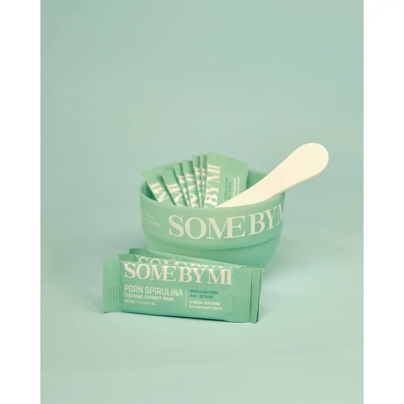 Some By Mi PDRN Spirulina Soothing Sherbet Mask - Mască Calmantă Cu Efect Răcoritor 1buc/1g