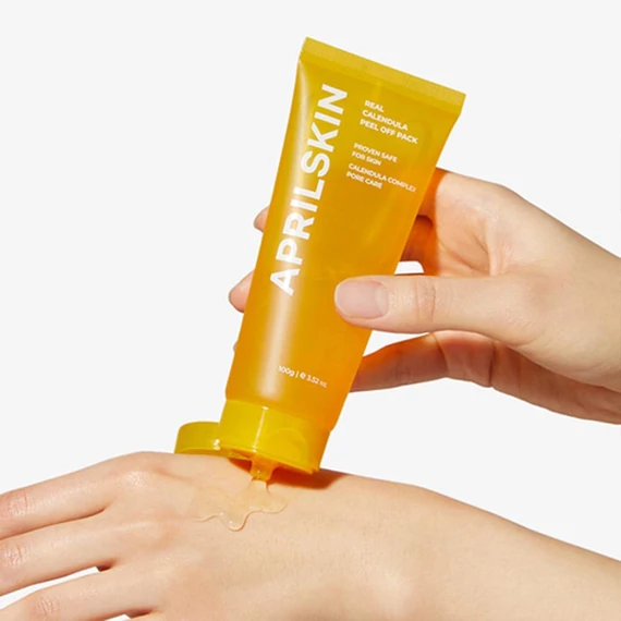 Aprilskin Real Calendula Peel Off Pack - Čisteća Piling Maska s Nevenom 100g