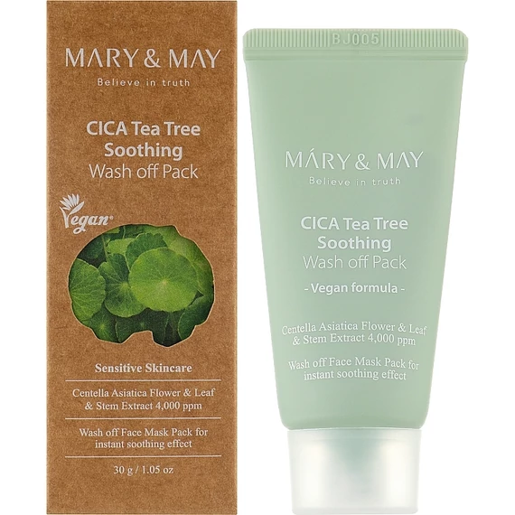 Mary&amp;May CICA TeaTree Soothing Wash Off Pack MINI 