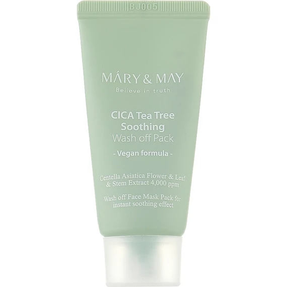 Mary&May CICA TeaTree Soothing Wash Off Pack MINI - Beruhigende Reinigende Gesichtsmaske MINI 30g