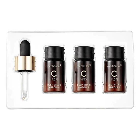 Medicube Deep Vita C Ampoule 2.0 - Aufhellende Ampullen für das Gesicht 3Stk x 10g