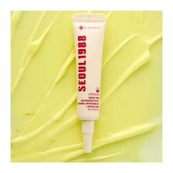 K-SECRET SEOUL 1988 Advanced Shot: Retinal Liposome 12% + Black Rice - Przeciwstarzeniowy Krem 15ml
