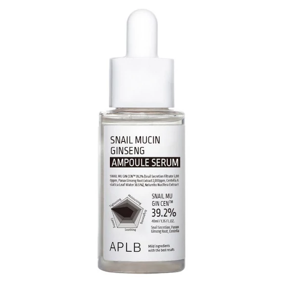 APLB Snail Mucin Ginseng Ampoule Serum