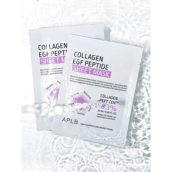 APLB Collagen EGF Peptide Sheet Mask - Vlažilna Maska 1kos/25ml