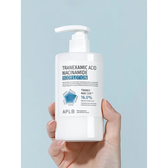 APLB Tranexamic Acid Niacinamide Body Lotion – Vlažilna Losjon za Telo 300ml