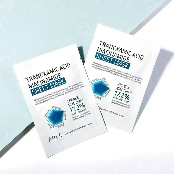 APLB Tranexamic Acid Niacinamide Sheet Mask - Posvetljevalno-Vlažilna Maska 1kos/25ml