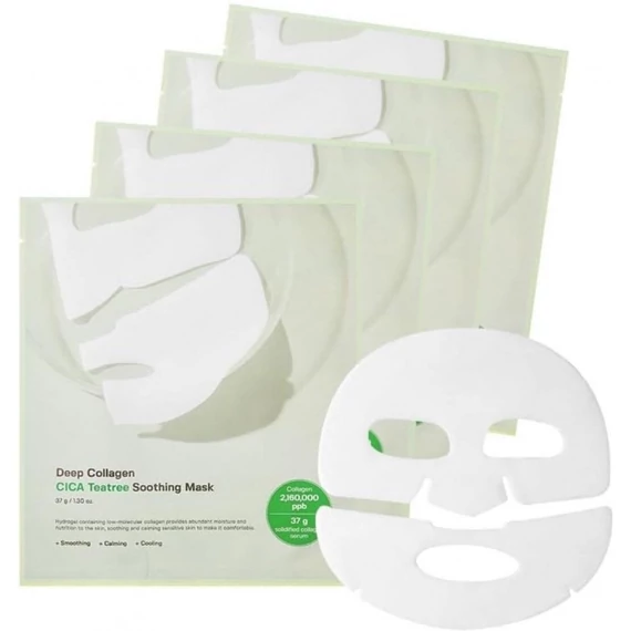 Sungboon Editor Deep Collagen Cica Teatree Soothing Mask – Pomirjevalna Maska 1kos/37g