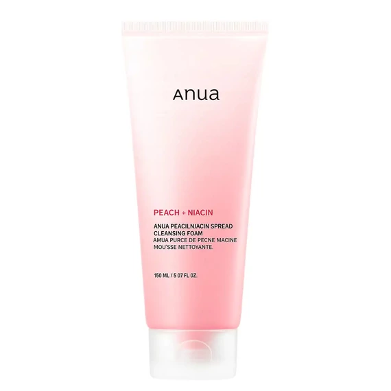 Anua Peach Niacin Spread Cleansing Foam