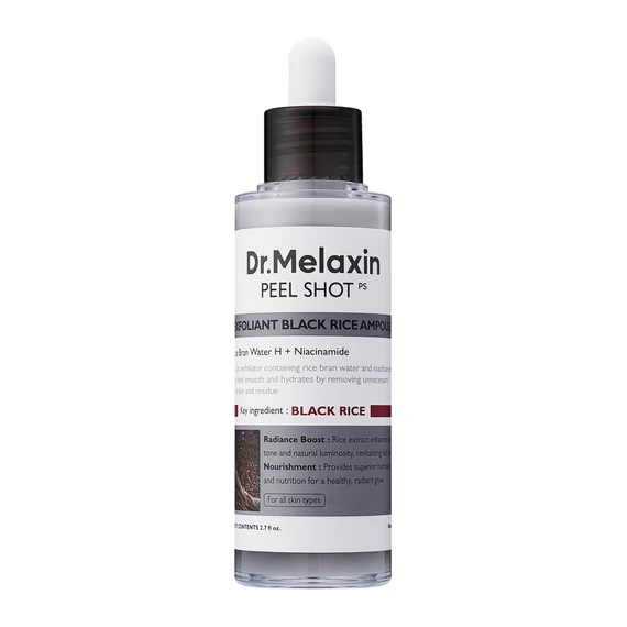 Dr.Melaxin Peel Shot Exfoliating Black Rice Ampoule