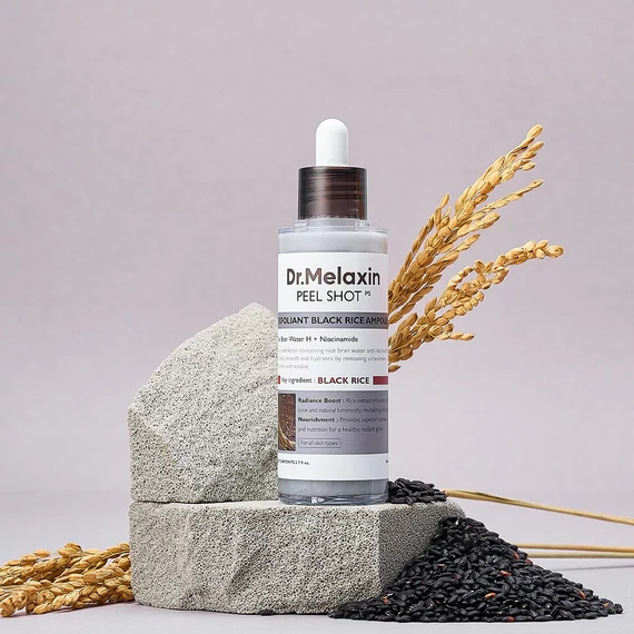 Dr. Melaxin Peel Shot Exfoliating Black Rice Ampoule - Peelingowa Ampułka z Czarnym Ryżem 80ml