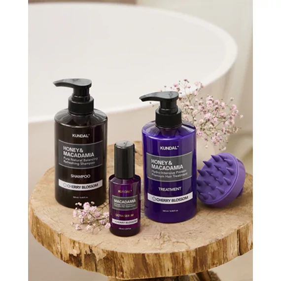 Kundal Honey & Macadamia Cherry Blossom Treatment - Vlažilni Balzam za Lase 500ml