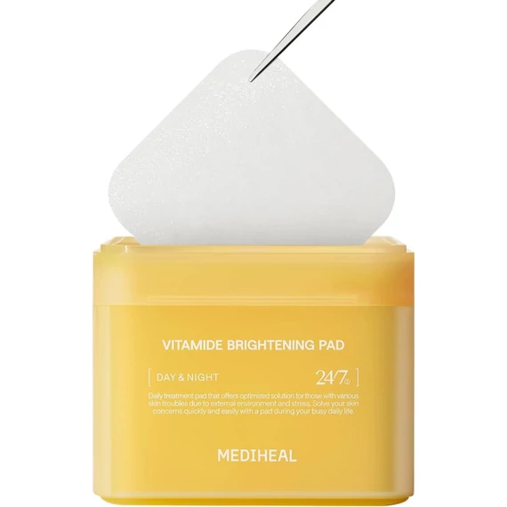 Mediheal Vitamide Brightening Pad – Posvetlitvene Toner Blazinice 100kos/180ml