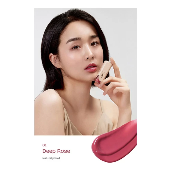 House of Hur Glow Ampoule Tint - 01 Deep Rose - Feuchtigkeitsspendender Lippen-Tint 4.5g
