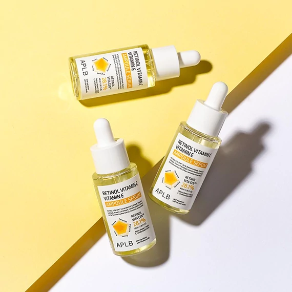 APLB Retinol Vitamin C Vitamin E Ampoule Serum – Serum Do Twarzy Z Retinolem, Witaminami C I E 40ml