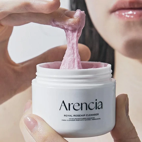 Arencia Fresh Rosehip Rice Mochi Cleanser – Kojąca Pasta Oczyszczająca Do Twarzy 120g