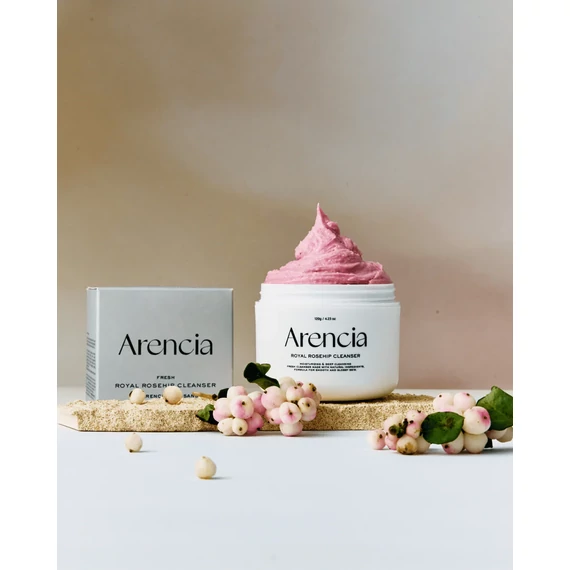 Arencia Fresh Rosehip Rice Mochi Cleanser – Kojąca Pasta Oczyszczająca Do Twarzy 120g