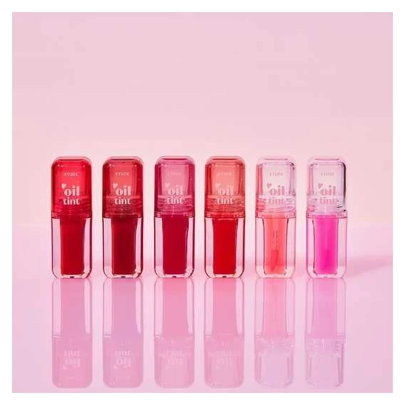 Etude Dear Darling Oil Tint - 02 Plum Berry – Barwiony Olejek Do Ust 4,2g