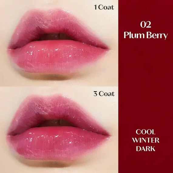 Etude Dear Darling Oil Tint - 02 Plum Berry – Barwiony Olejek Do Ust 4,2g