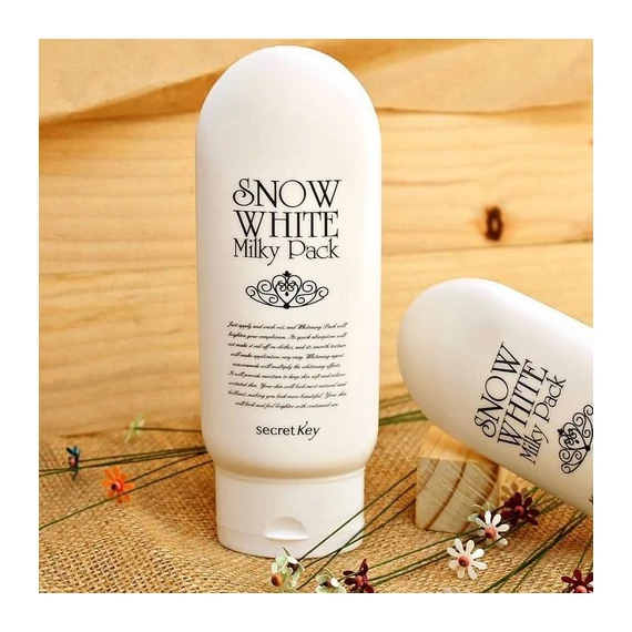 Secret Key Snow White Milky Pack – Bělicí Maska Na Obličej 200g