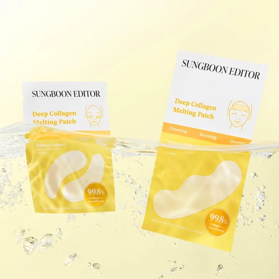 Sungboon Editor Deep Collagen Melting Patch – Rozpustné Kolagenové Náplasti Na Obličej 6ks/2.22g