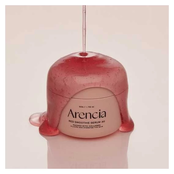 Arencia Fresh Red Smoothie Serum 30 – Revitalizáló Kollagén Arcszérum 50g