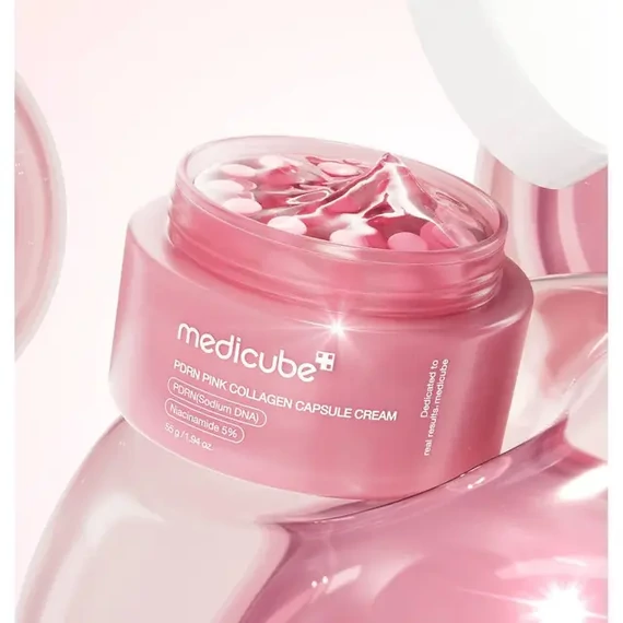 Medicube PDRN Pink Collagen Capsule Cream – Kolagenový Krém V Růžových Kapslích 55g