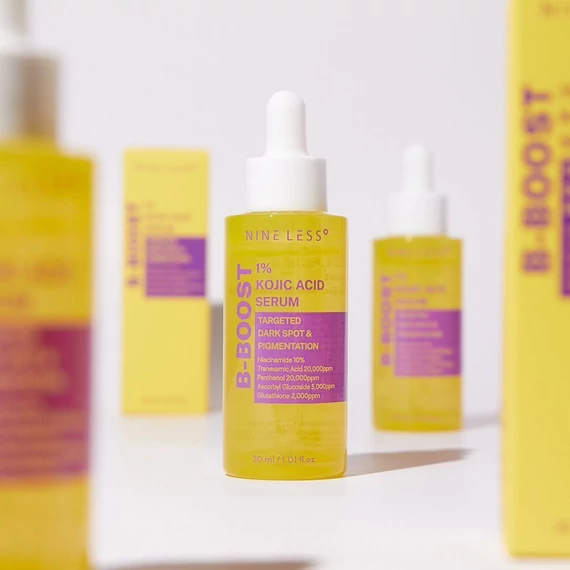 Nine Less B-Boost 1% Kojic Acid Serum (sample) – Sérum Na Obličej S Kyselinou Kojovou 2ml (sample)