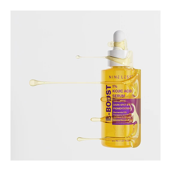 Nine Less B-Boost 1% Kojic Acid Serum (sample) – Sérum Na Obličej S Kyselinou Kojovou 2ml (sample)