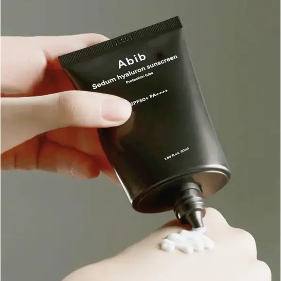 Abib Sedum Hyaluron Sunscreen Protection Tube SPF 50+ PA++++ – Hydratační Opalovací Krém 50ml