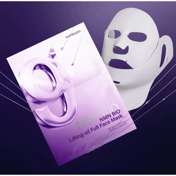 Numbuzin No.9 NAD Bio Lifting Full Cover Facial Mask – Sada Liftingových Masiek Na Tvár 4ks/192ml