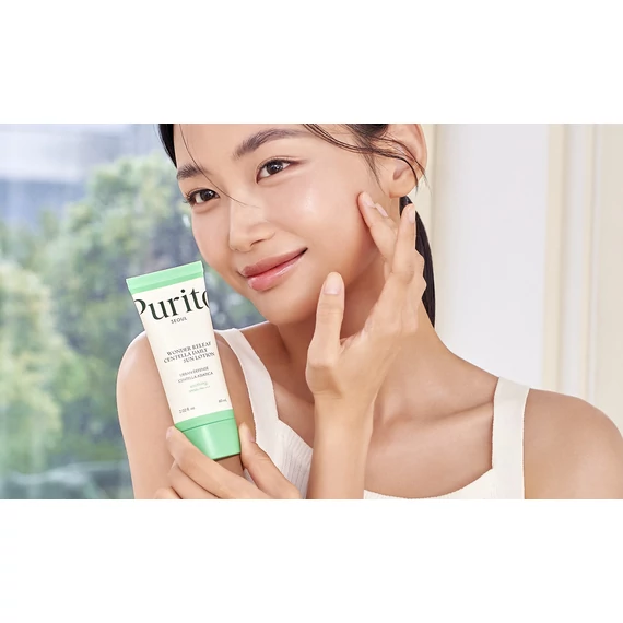 Purito Seoul Wonder Releaf Centella Daily Sun Lotion SPF 50+ PA++++ (sample) – Ultralehký Opalovací Krém 1g (sample)
