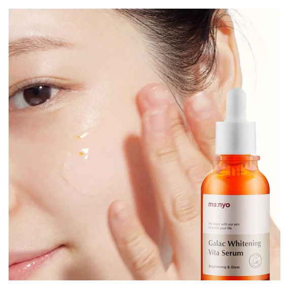 Manyo Galac Whitening Vita Serum – Rozjasňující Sérum S Galactomyces A Vitamínovým Komplexem 50ml