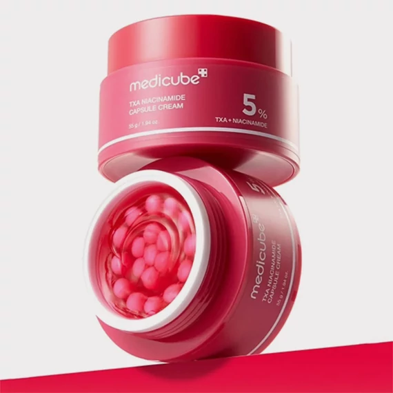 Medicube TXA Niacinamide Capsule Cream – Kapsulový Krém Na Zlepšenie Tónu A Štruktúry Pleti 55g