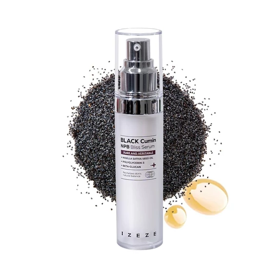 IZEZE Black Cumin NPB Bliss Serum – Kétfunkciós Arcszérum 30ml