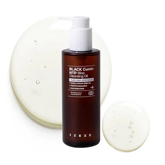 IZEZE Black Cumin NTP Bliss Cleansing Oil – Arctisztító Olaj Feketekömény Olajjal 200ml