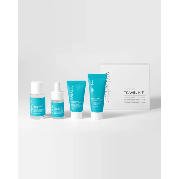 Vvbetter Travel Kit – Zestaw Do Pielęgnacji Twarzy (Pianka Oczyszczająca 20ml + Tonik 30ml + Serum 10ml + Krem 10ml)