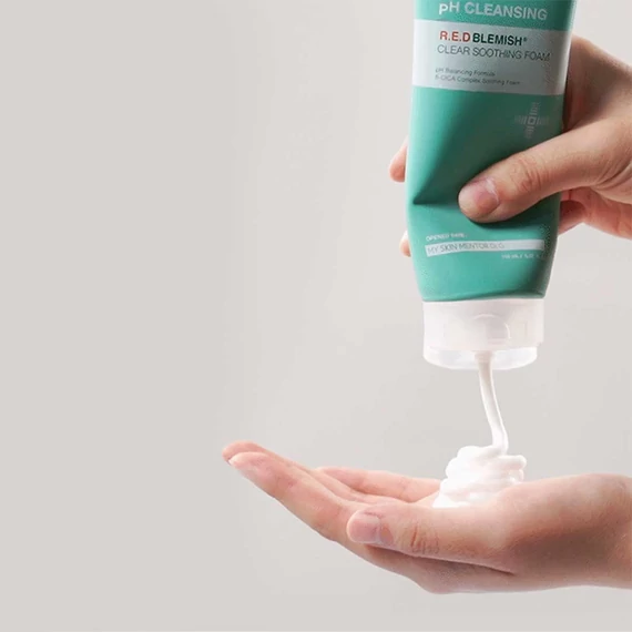 Dr.G pH Cleansing Red Blemish Clear Soothing Foam – Reinigungsschaum Mit Centella 150ml