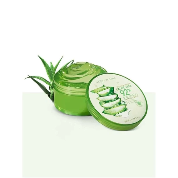 Nature Republic Soothing & Moisture Aloe Vera 92% Soothing Gel – Kojący I Nawilżający Żel Do Twarzy I Ciała Z Aloesem 300ml