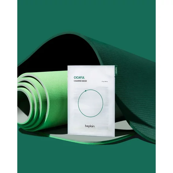 Beplain Cicaful Calming Mask – Regenerativna in Pomirjujoča Tkaninska Maska s Centello 1kos/27g