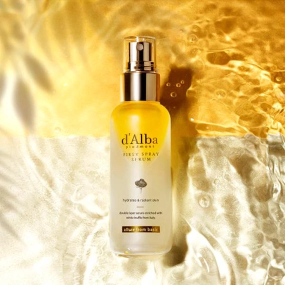 D'Alba White Truffle First Spray Serum – Posvetlitveni in Vlažilni Sprej za Obraz v Obliki Seruma 100ml
