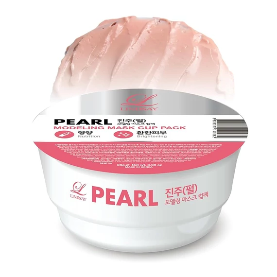 Lindsay Modeling Mask Cup Pack Pearl – Perlová Algínátová Modelovací Maska Na Obličej 28g