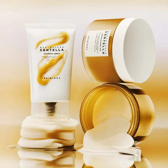 SKIN1004 Madagascar Centella Quick Calming Duo – Beruhigendes Duo Set Für Das Gesicht Mit 70 Stück Und Beruhigende Creme 75ml